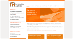 Desktop Screenshot of fundacionargibide.org